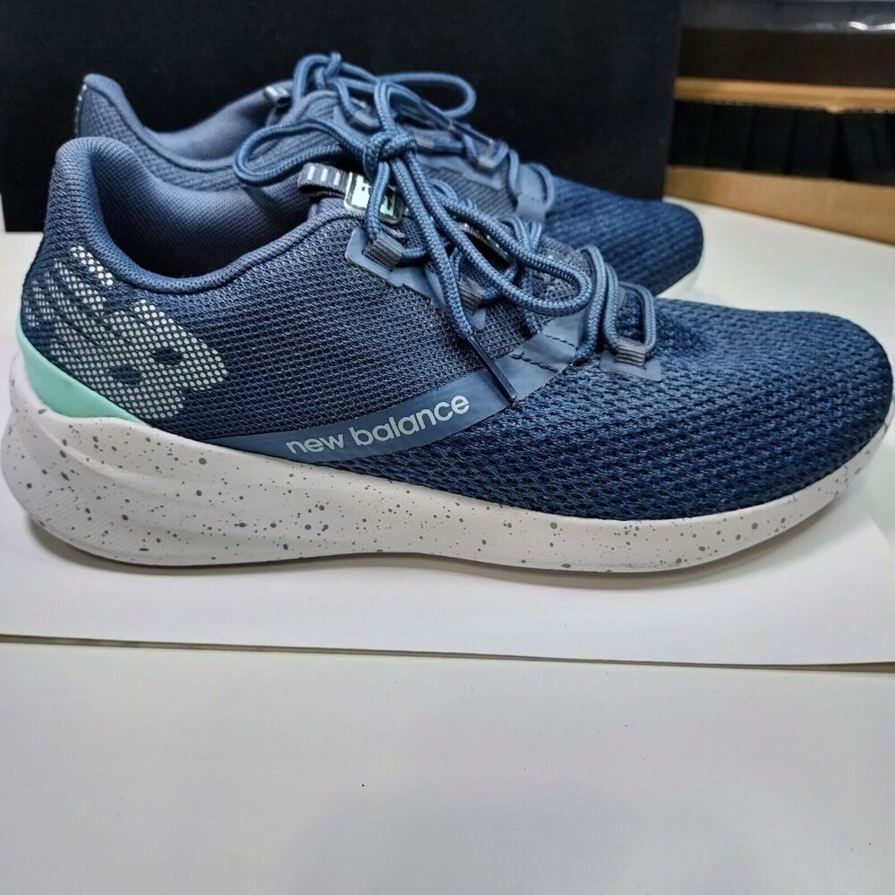 New Balance Cush District Run V1 WDRNBN1 Running Shoe Blue Mint Green 9.5 Women